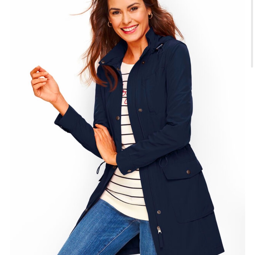 🌿Talbots hooded Anorak Jacket